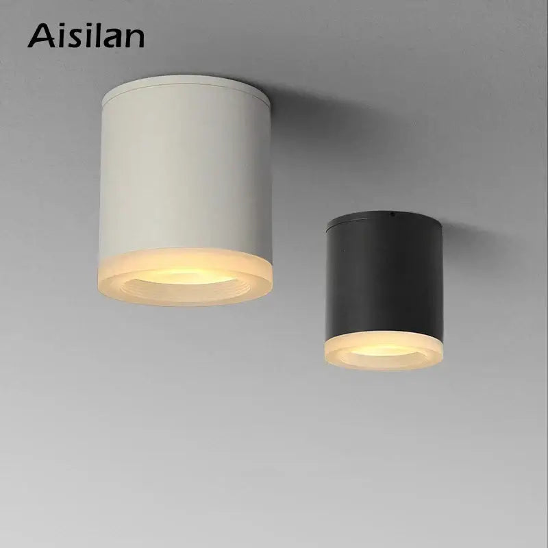 Modern gray cri97 anti-glare led downlight for living room