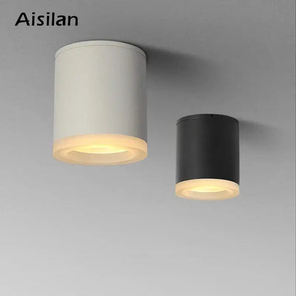 Modern gray cri97 anti-glare led downlight for living room