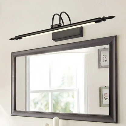 Ornate brass led mirror lights – bathroom vanity wall lamp