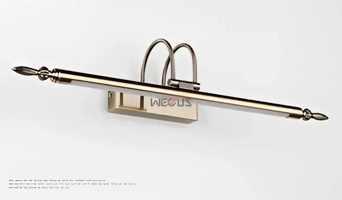 Ornate brass led mirror lights – bathroom vanity wall lamp