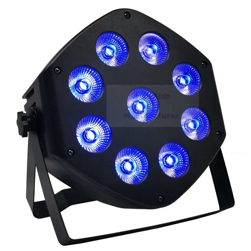 Modern black 9x10w rgbw led par light for party stage lighting