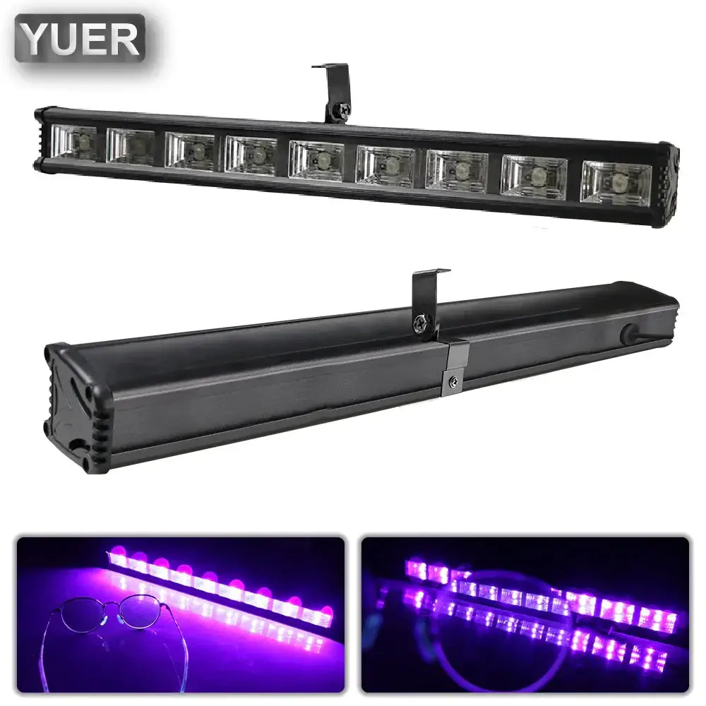Black led disco party bar light – living room uv dj lighting