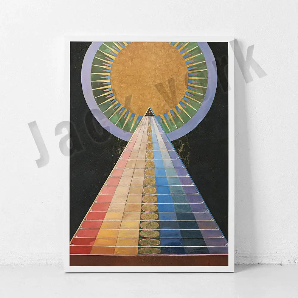 Modern pastel abstract art canvas wall print living room set of 6