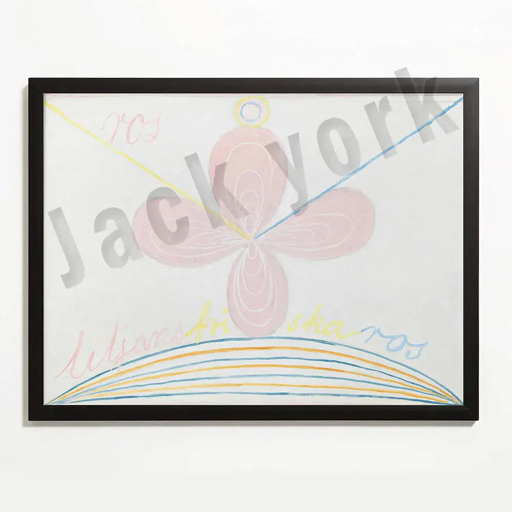 Modern pastel abstract art canvas wall print living room set of 6