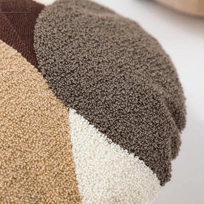 Modern abstract beige coffee brown cushion cover living room decor