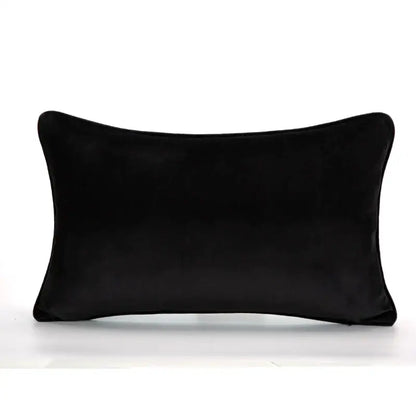 abstract monochrome jacquard lumbar pillow cover bedroom