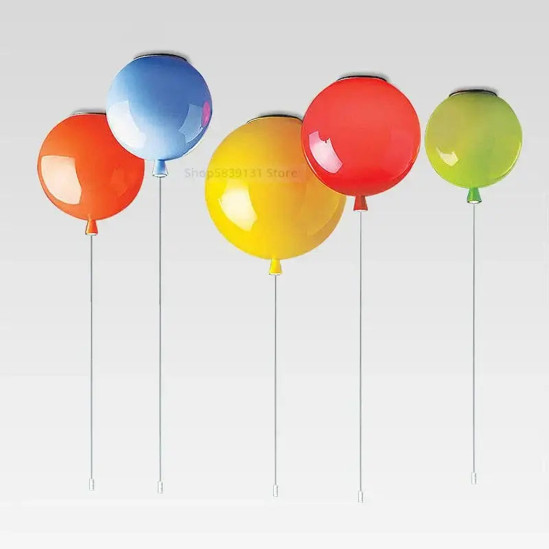 Vibrant acrylic balloon ceiling lights for bedroom or living room