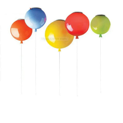 Vibrant acrylic balloon ceiling light – kids bedroom decor