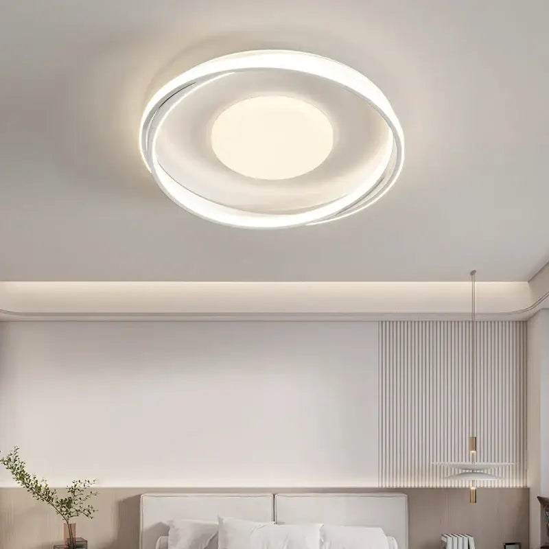 Minimalist acrylic chandelier living room rectangular light