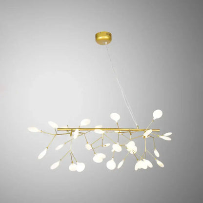 Modern black branching led hanging light for dining room