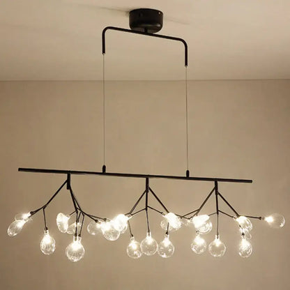 Modern gold firefly metal pendant 27 light bedroom chandelier