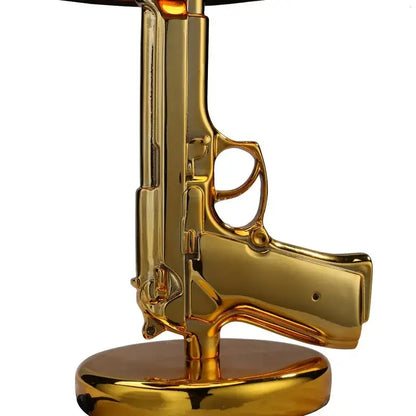 Luxury gold ak47 guns floor lamp bedroom art deco light
