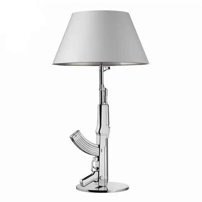 Luxury gold ak47 guns floor lamp bedroom art deco light