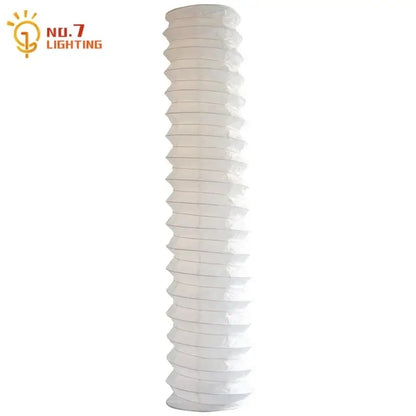 Retro cream paper spiral akari noguchi pendant light living room