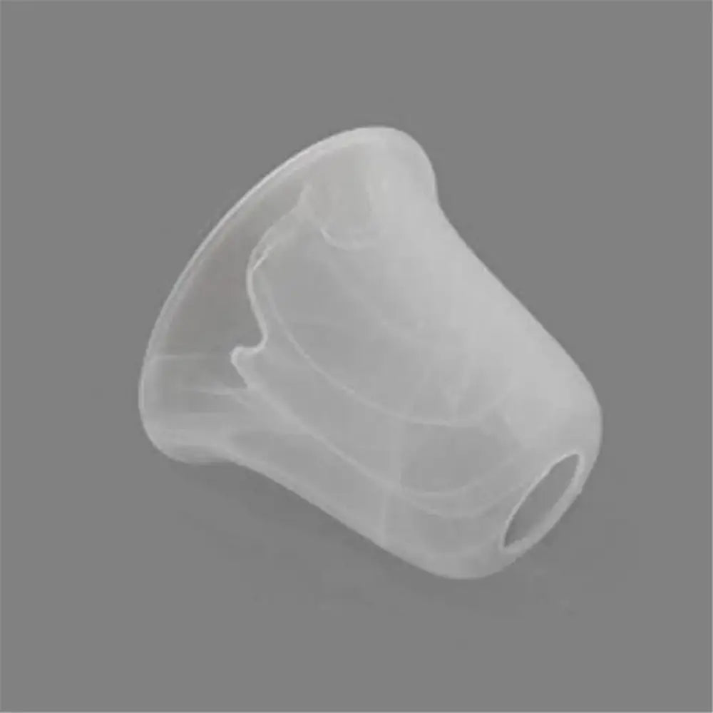 Flower shaped transparent alabaster glass shade for living room fan