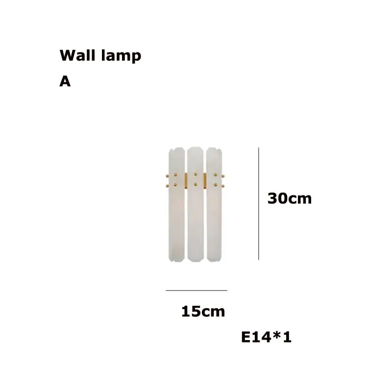 Elegant alabaster gold chrome chandelier living room pendant light