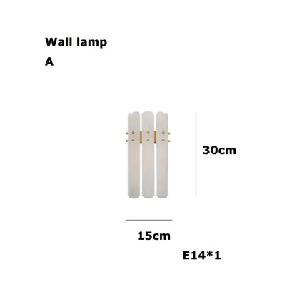 Elegant alabaster gold chrome chandelier living room pendant light