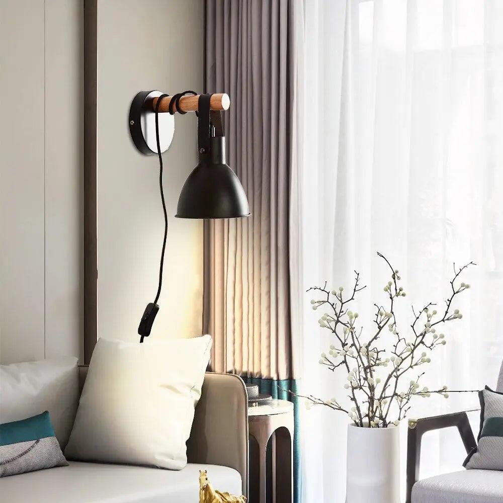 DecorBites™ Algunda Nordic Plug-In Wall Sconce