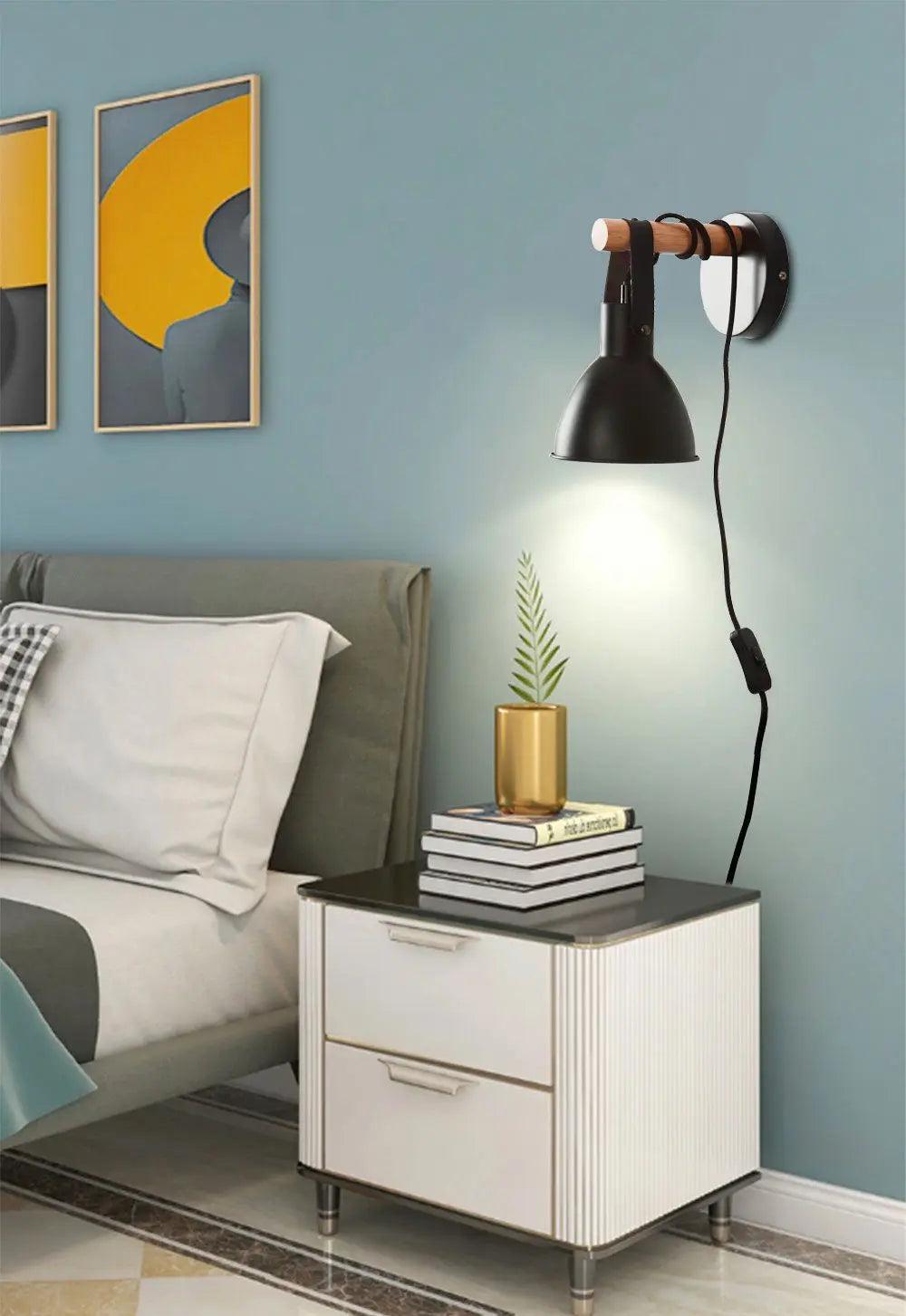 DecorBites™ Algunda Nordic Plug-In Wall Sconce
