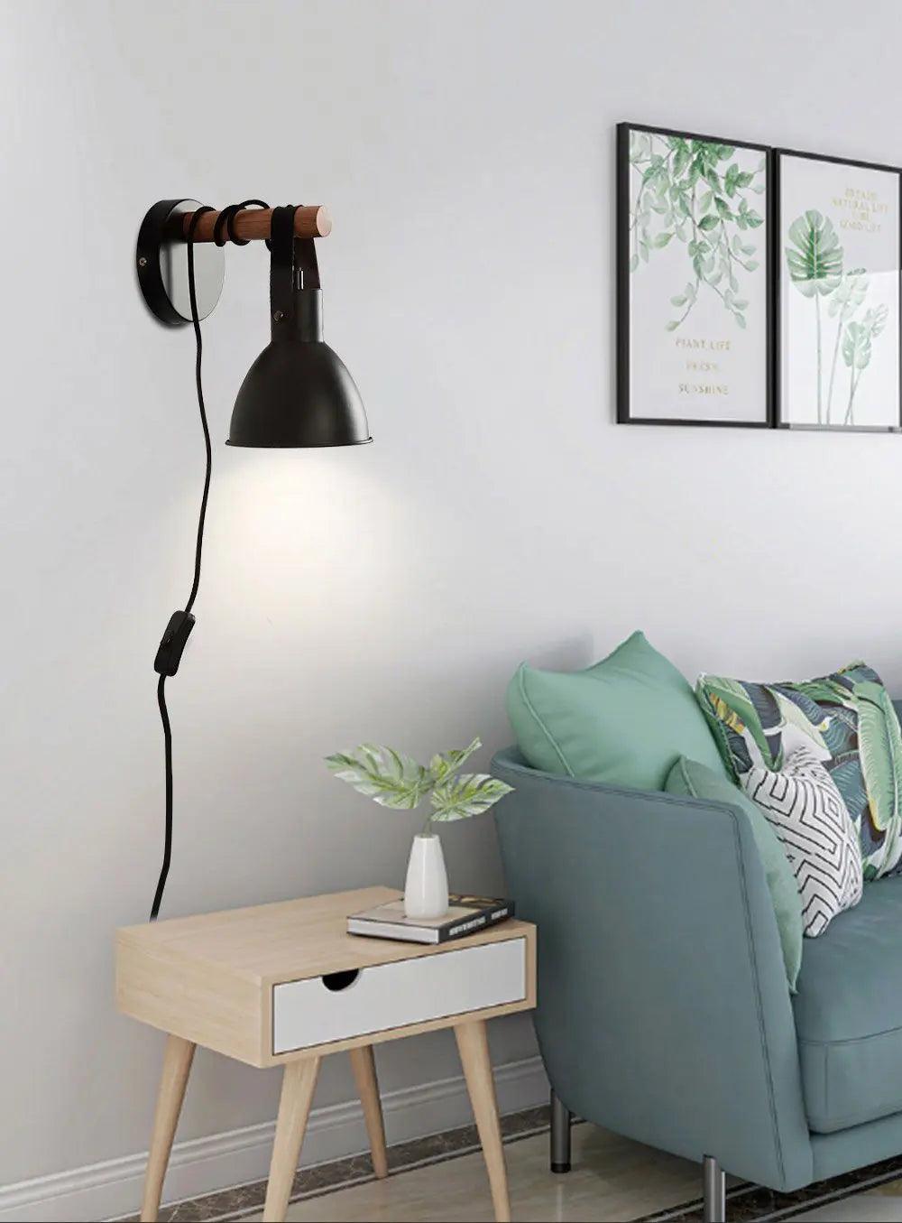 DecorBites™ Algunda Nordic Plug-In Wall Sconce