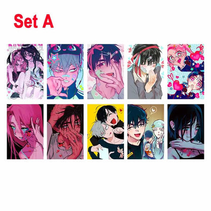 DecorBites™ Alien Anime Photo Cards Collage Set