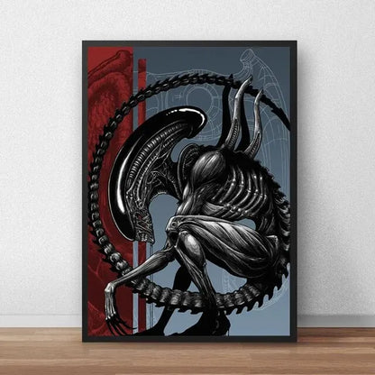 DecorBites™ Alien Movie Poster Canvas Painting
