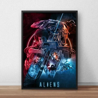 DecorBites™ Alien Movie Poster Canvas Painting