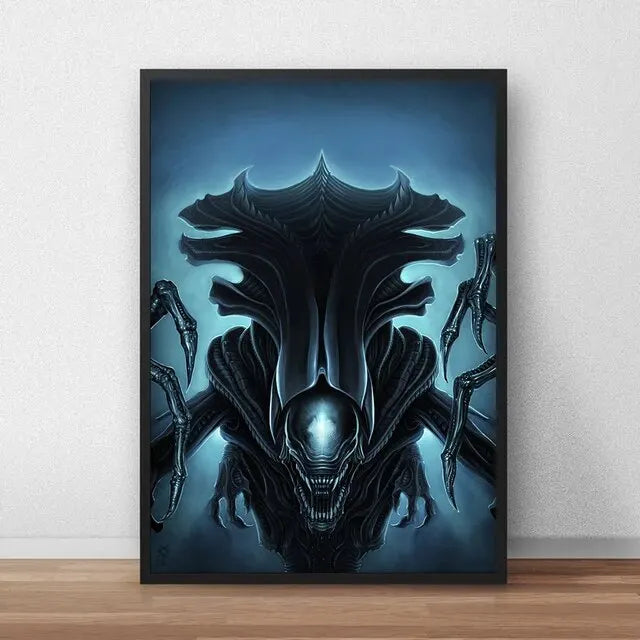 DecorBites™ Alien Movie Poster Canvas Painting