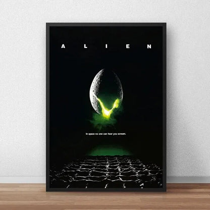 DecorBites™ Alien Movie Poster Canvas Painting