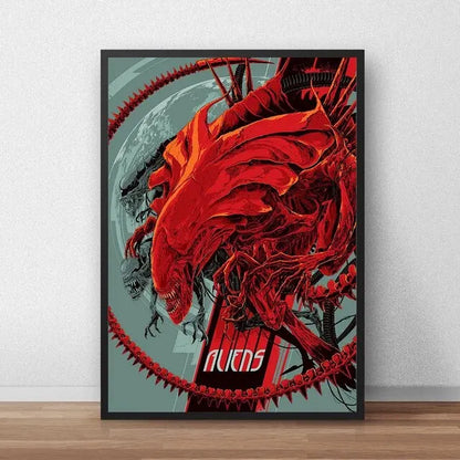 DecorBites™ Alien Movie Poster Canvas Painting