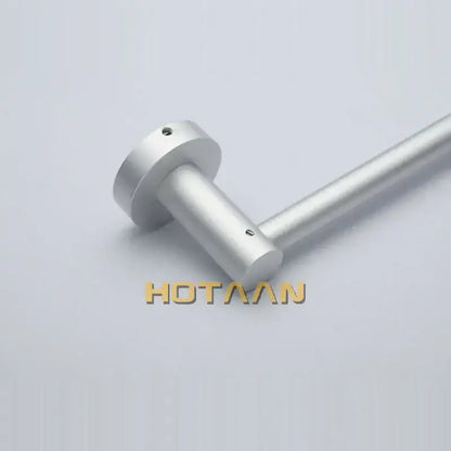 Modern silver double towel bar rail – bathroom anti-rust rack