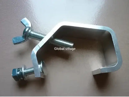 Silver aluminium light hook clamp 5 pack for living room stage lighting