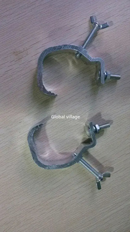 Silver aluminium light hook clamp 5 pack for living room stage lighting