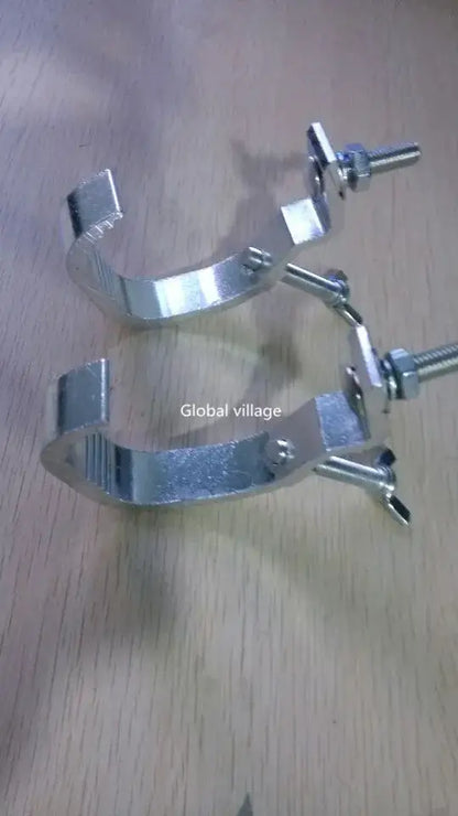Silver aluminium light hook clamp 5 pack for living room stage lighting