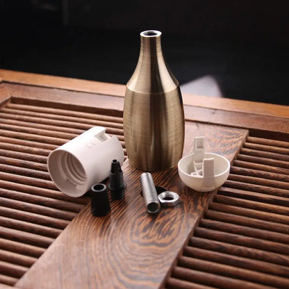 Industrial bronze black & gold e27 led lamp holder kitchen pendant