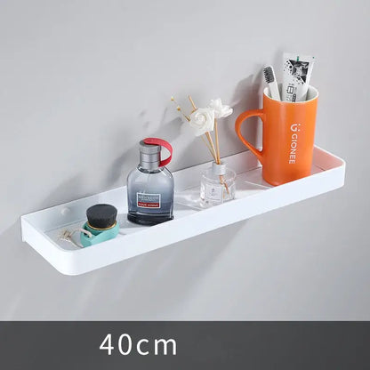 Modern white aluminum bathroom corner shelf kitchen storage holder