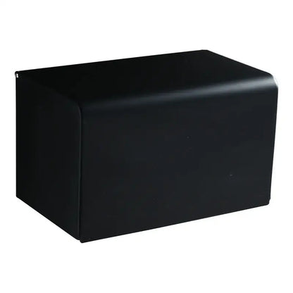Matte black aluminum toilet paper rack bathroom wall mount