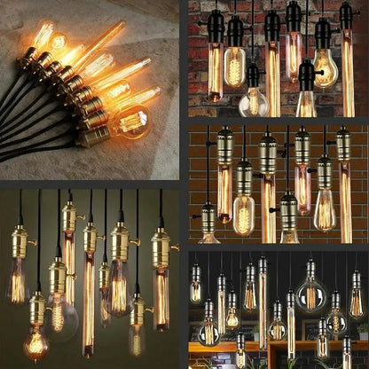 Textured aluminum lamp holder pendant light for living room