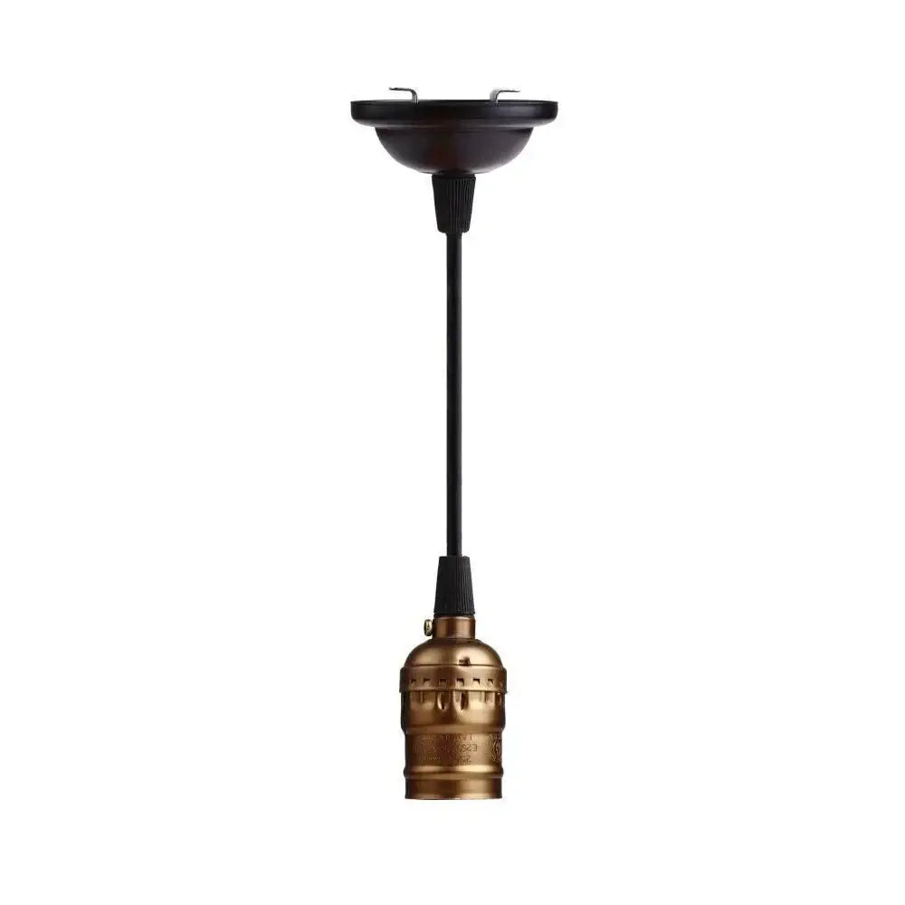 Textured aluminum lamp holder pendant light for living room