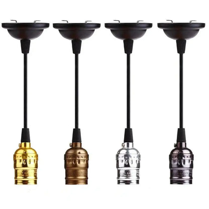 Textured aluminum lamp holder pendant light for living room