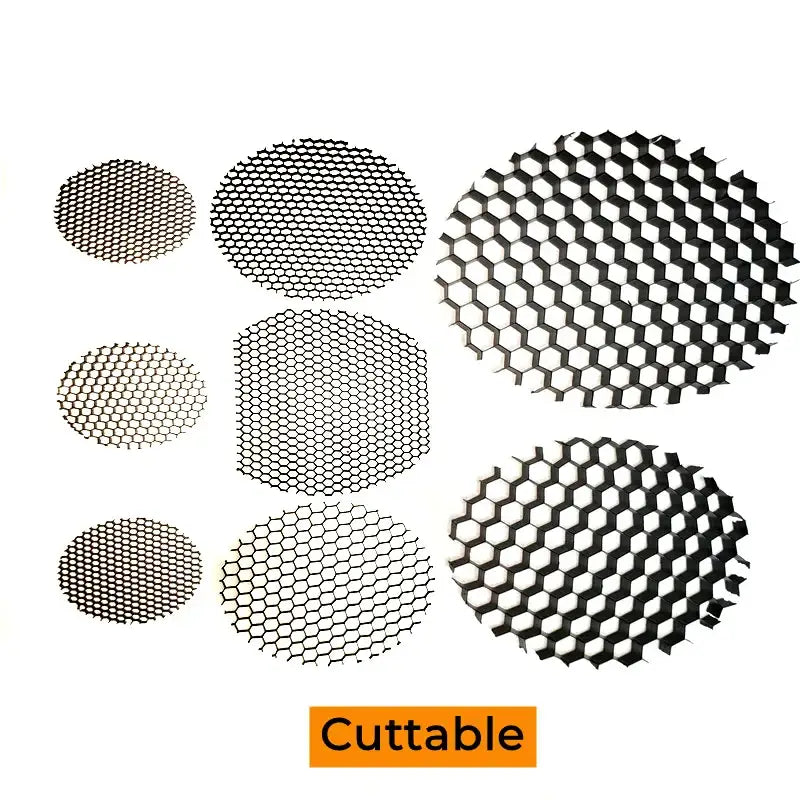 Black aluminum honeycomb downlight anti glare grill for living room