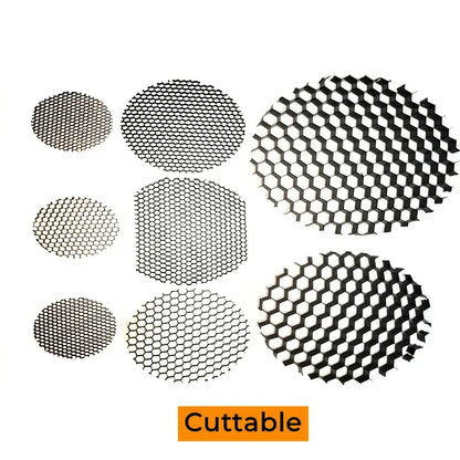 Black aluminum honeycomb downlight anti glare grill for living room