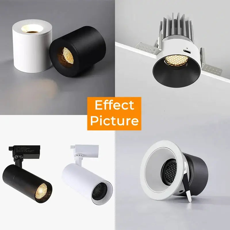Black aluminum honeycomb downlight anti glare grill for living room