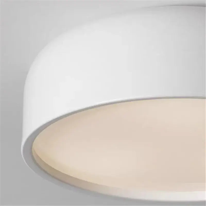 Minimalist black glossy led ceiling lamp for living room