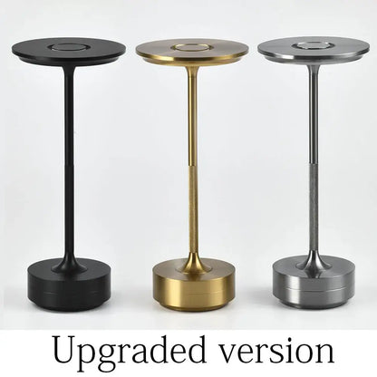 Modern sleek led desk lamp living room textured cordless light