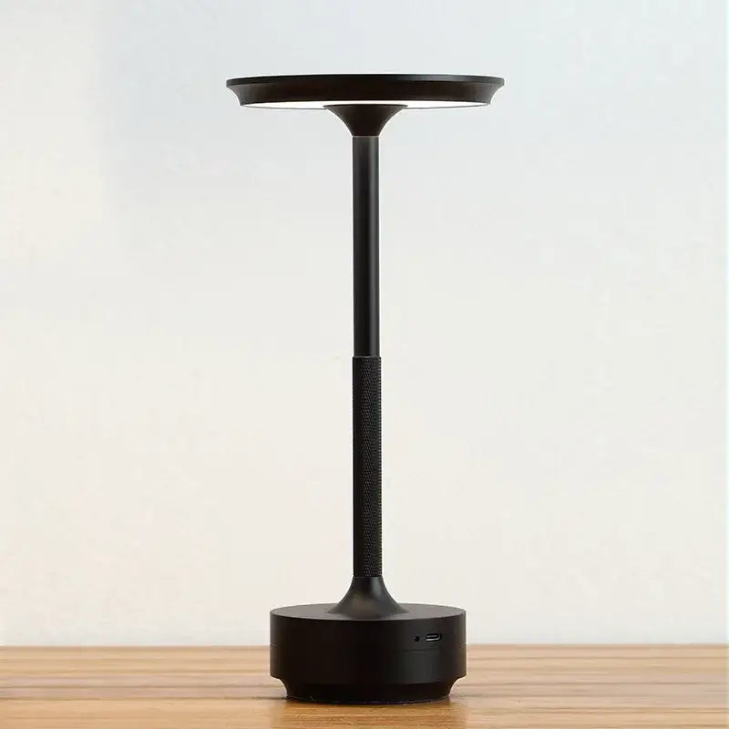 Modern sleek led desk lamp living room textured cordless light