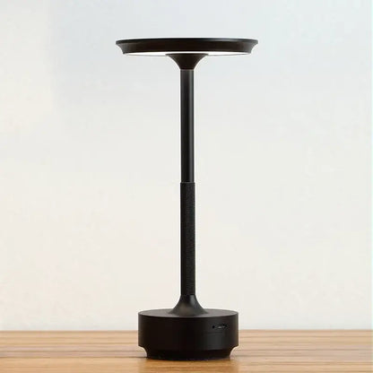 Modern sleek led desk lamp living room textured cordless light