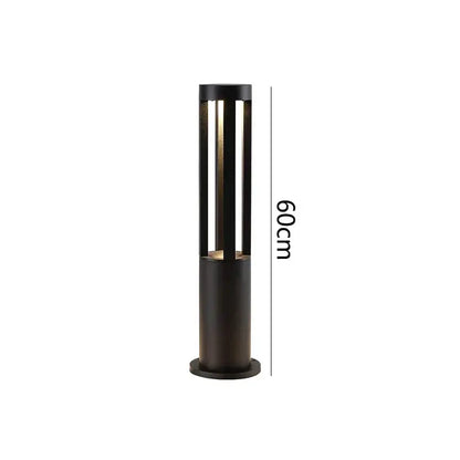 Modern gold aluminum led garden light outdoor path lamp