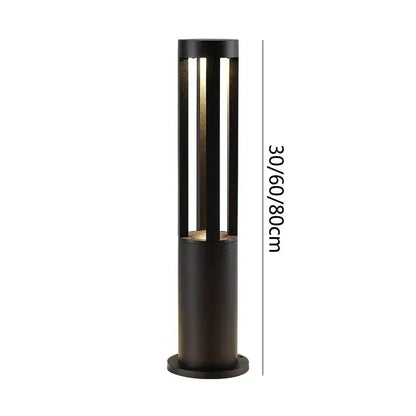 Modern gold aluminum led garden light outdoor path lamp