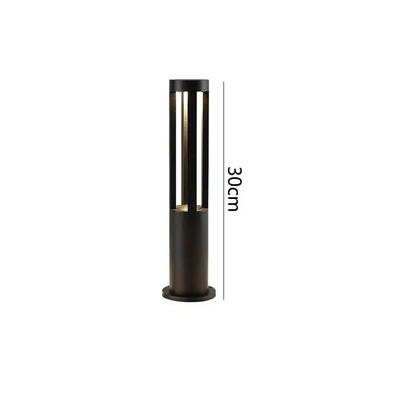 Modern gold aluminum led garden light outdoor path lamp